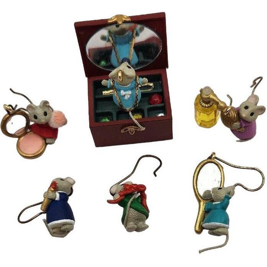 1995 Tiny Treasures Hallmark Ornament (Six Mice) QXM4009
