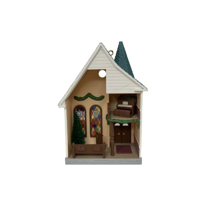 1995 Town Church Hallmark Ornament (Nostalgic Houses and Shops) QX5159 Image3