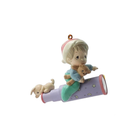 1995 Twinkle, Twinkle Christmas Star - Holiday Expressions Enesco Ornament (Precious Moments) 125903 Image1