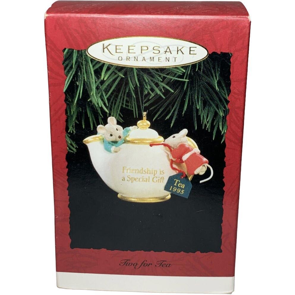1995 Two for Tea Hallmark Ornament (Mouse) QX5829