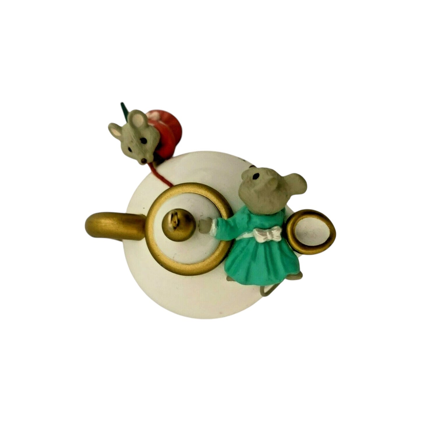 1995 Two for Tea Hallmark Ornament (Mouse) QX5829 Image3