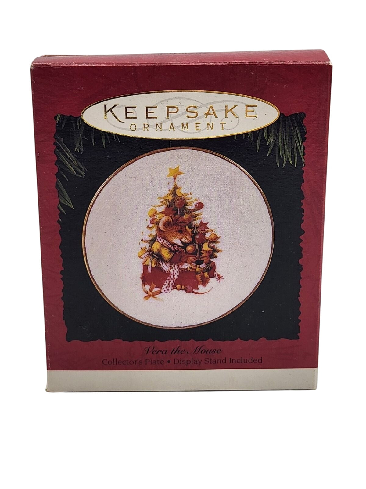 1995 Vera the Mouse Hallmark Ornament (Collector's Plate) QX5537