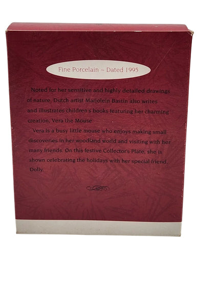 1995 Vera the Mouse Hallmark Ornament (Collector's Plate) QX5537