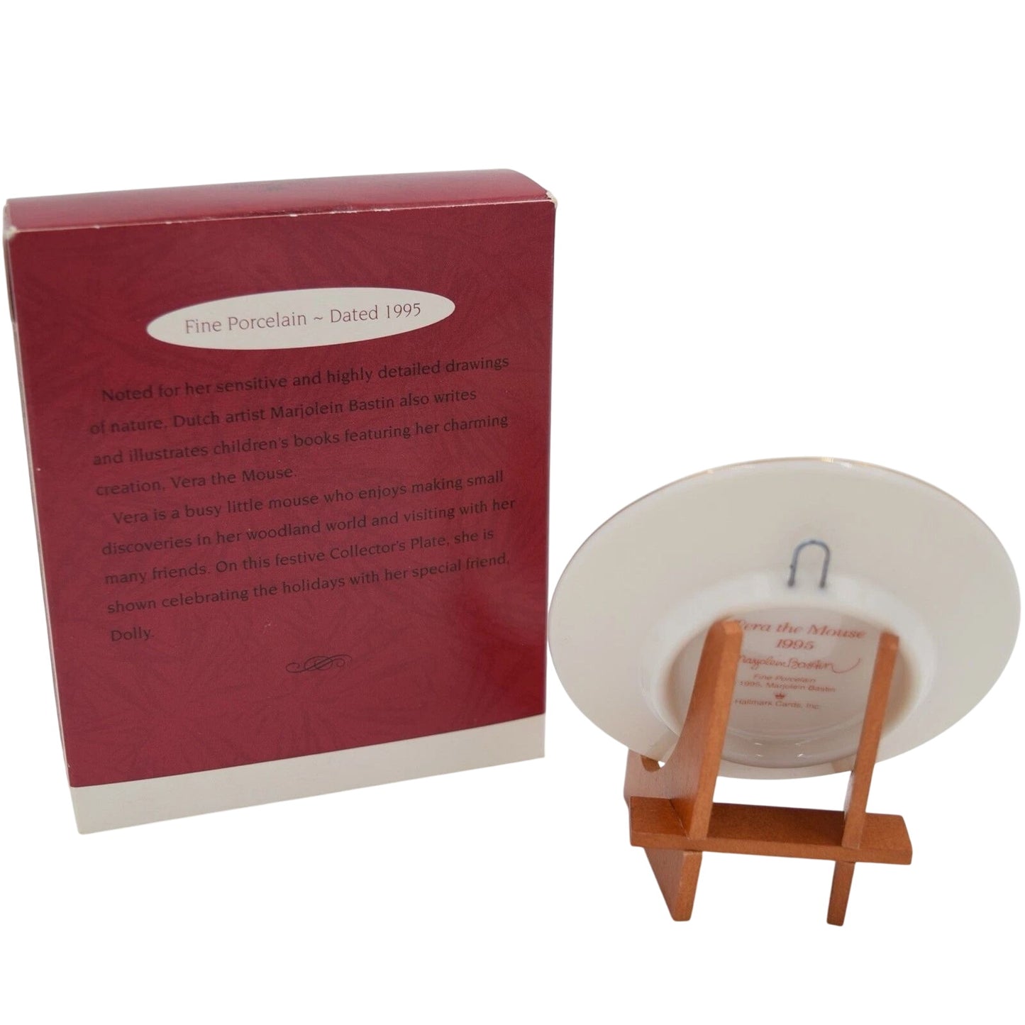 1995 Vera the Mouse Hallmark Ornament (Collector's Plate) QX5537