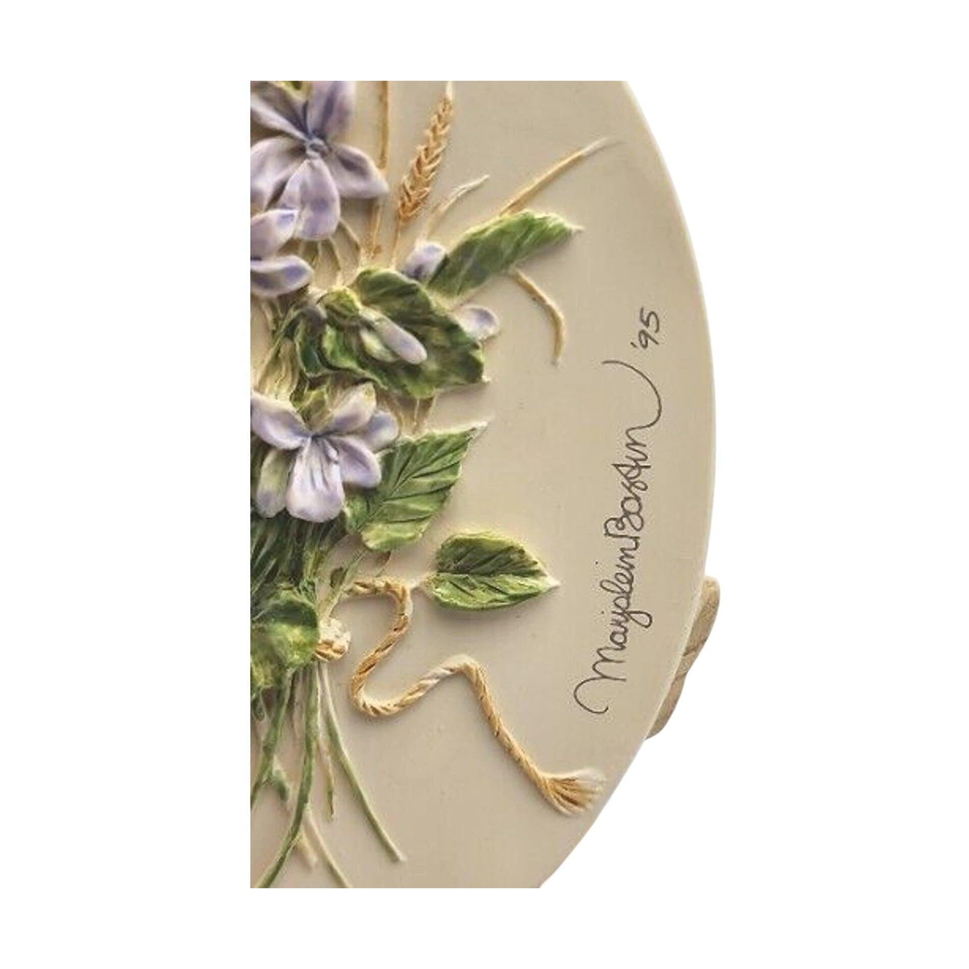 1995 Violets and Butterflies Hallmark Ornament (Nature's Sketchbook) QK1079 Image4