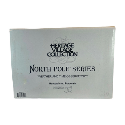1995 Weather & Time Observatory North Pole Series – Department 56 #56385 Image2