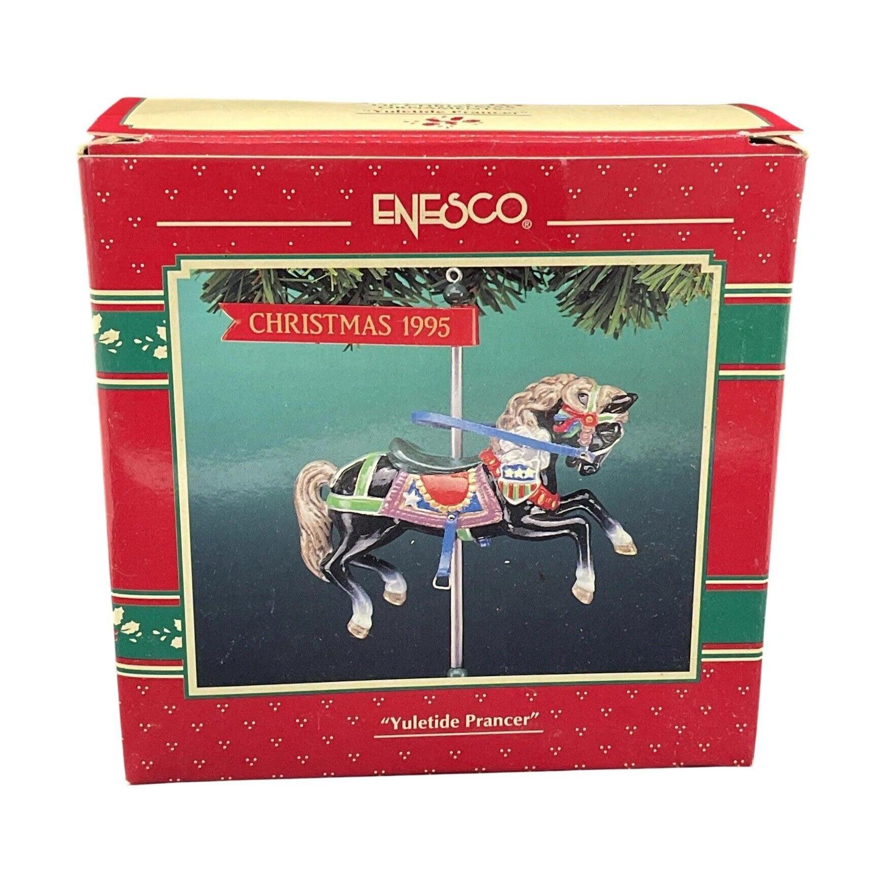 1995 Yuletide Prancer Enesco Ornament (Carousel Horse) 588660 Image2