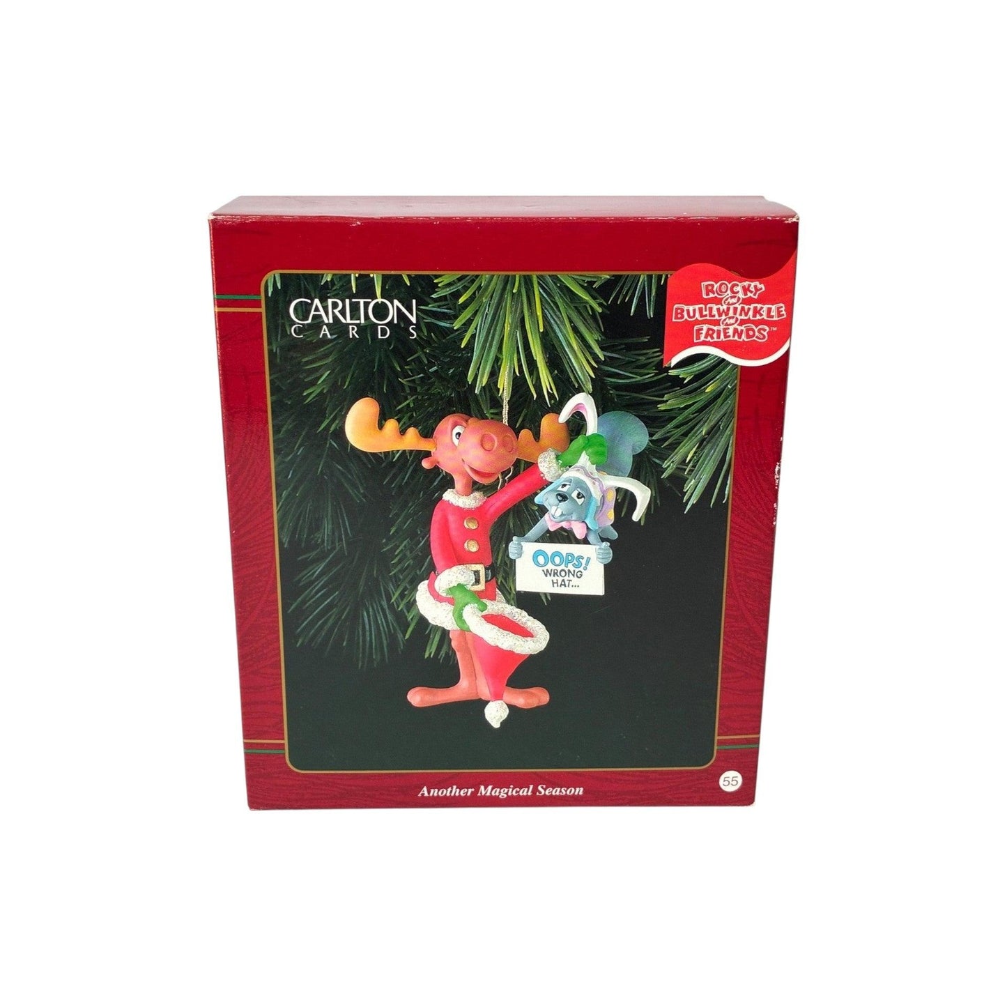 1996 Another Magical Season Carlton Cards Ornaments (Rocky & Bullwinkle Friends) CXOR-087T