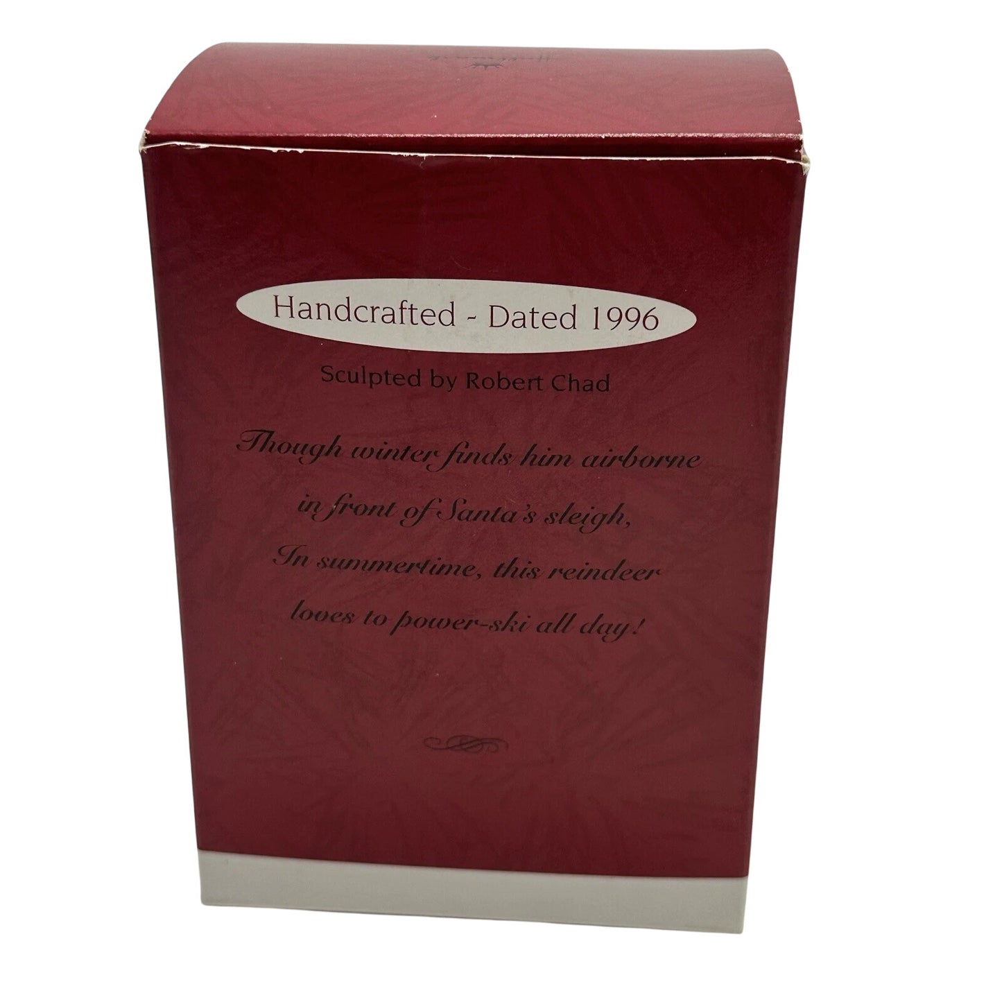 1996 Antlers Aweigh! Hallmark Ornament (Reindeer) QX5901