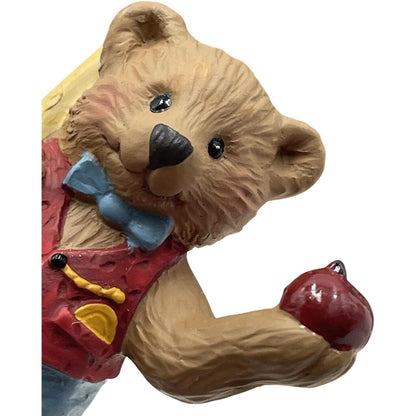 1996 Apple Harvest Hallmark Ornament (Teddy Bear) QFM8585