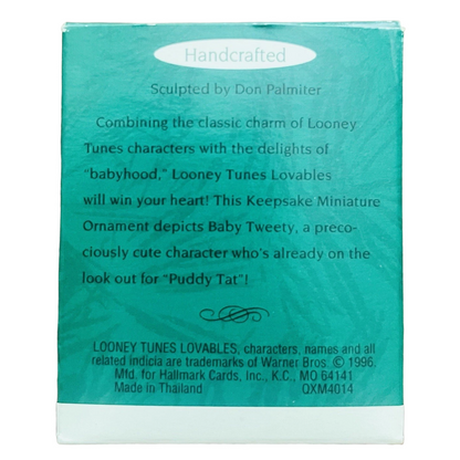 1996 Baby Tweety Hallmark Ornament (Looney Tunes) QXM4014