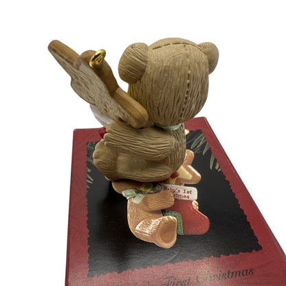 1996 Baby's First Christmas Carlton Cards Ornaments (Teddy Bear) 6-80-316