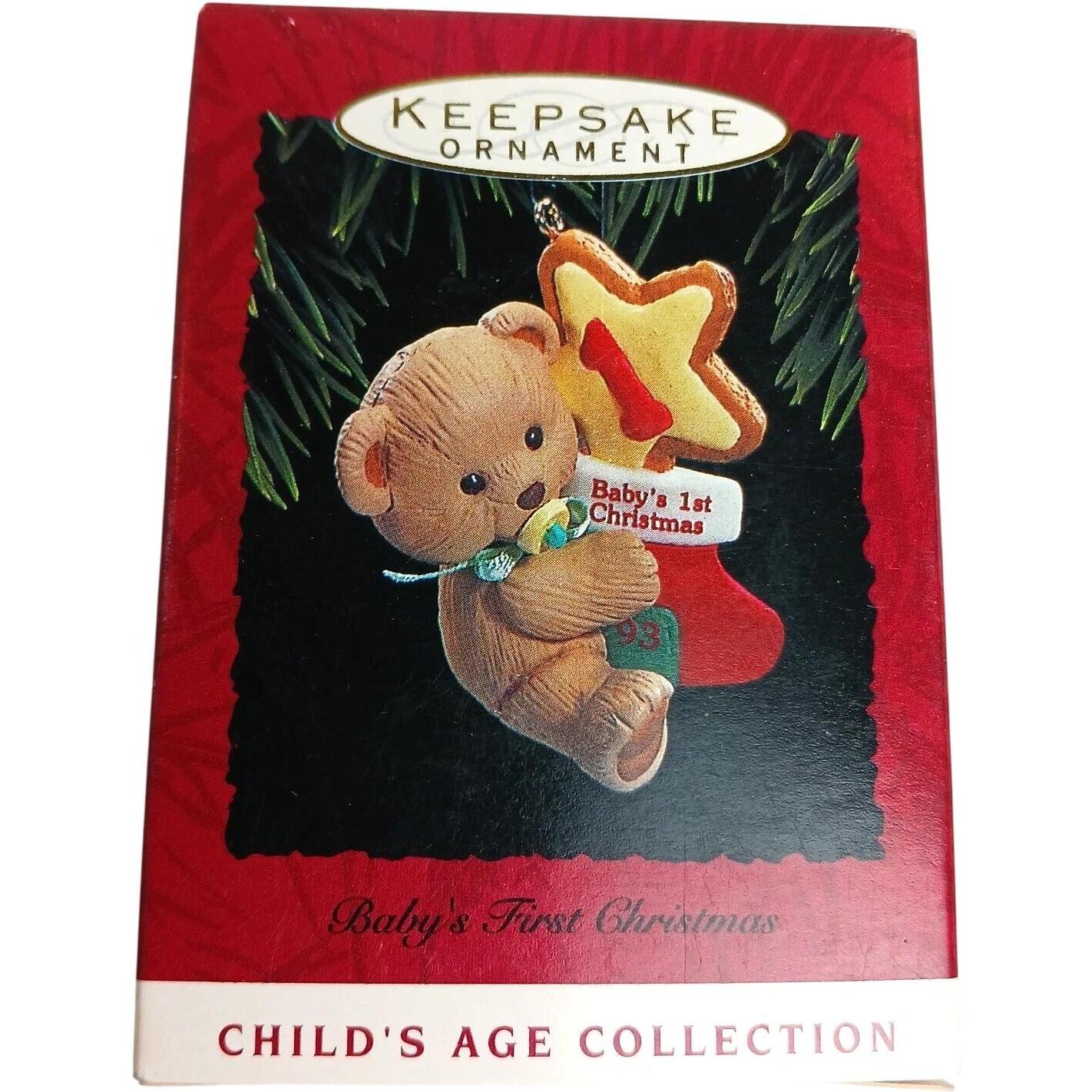 1993 Baby's First Christmas Hallmark Ornament (Baby's First Christmas) QX5559