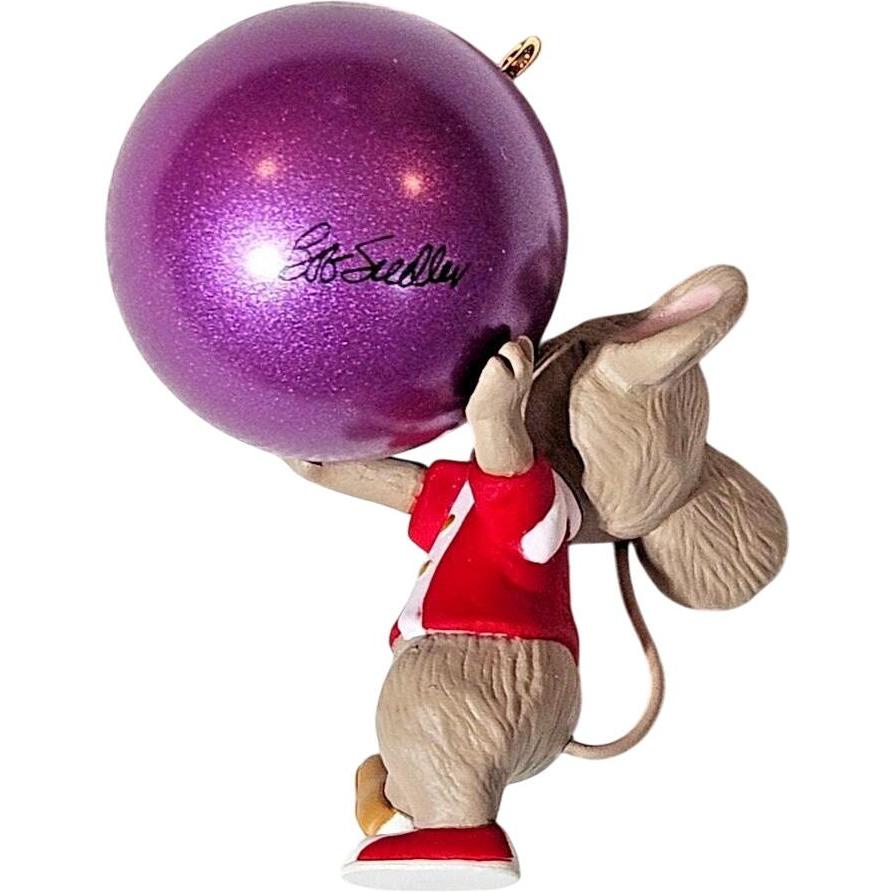 1996 Bowl 'em Over Hallmark Ornament (Mice) QX6014