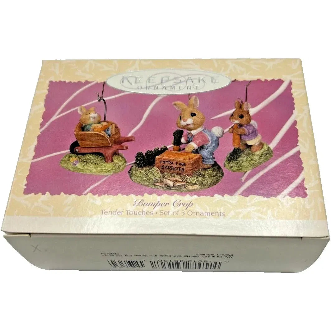 1996 Bumper Crop Hallmark Ornament (Tender Touches) QEO8735