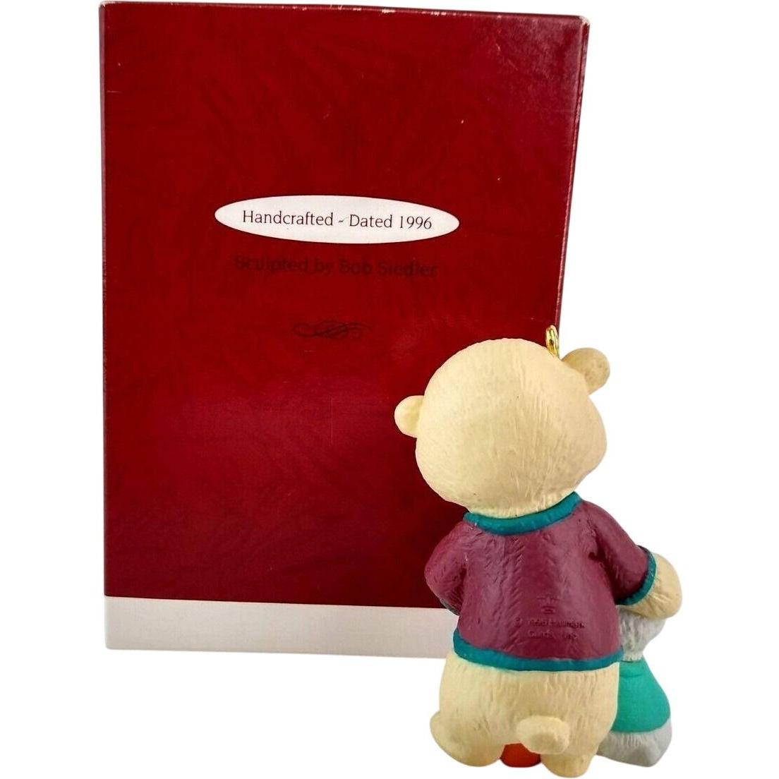 1996 Child Care Giver Hallmark Ornament (Bear & Bunny) QX6071