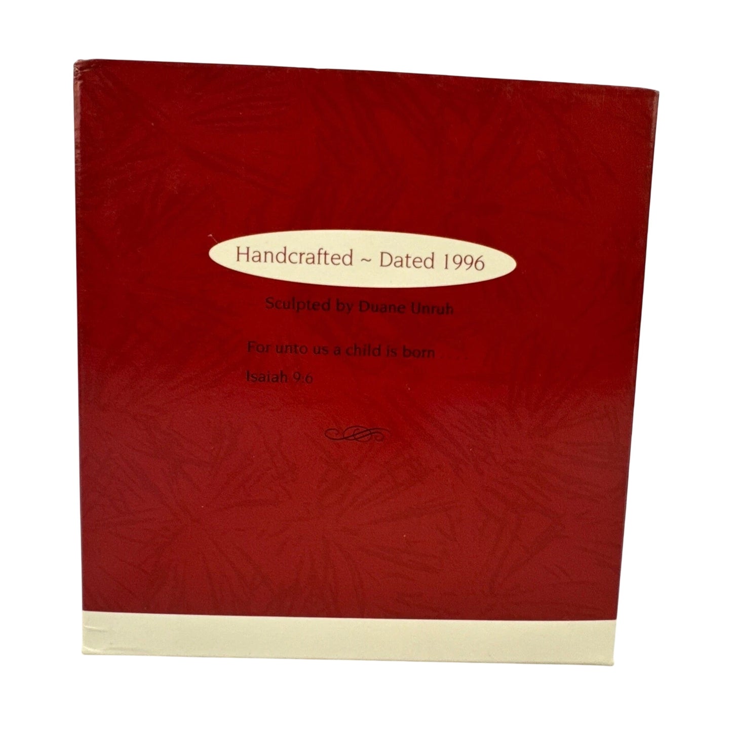 1996 Christmas Joy Hallmark Ornament (Nativity) QX6241