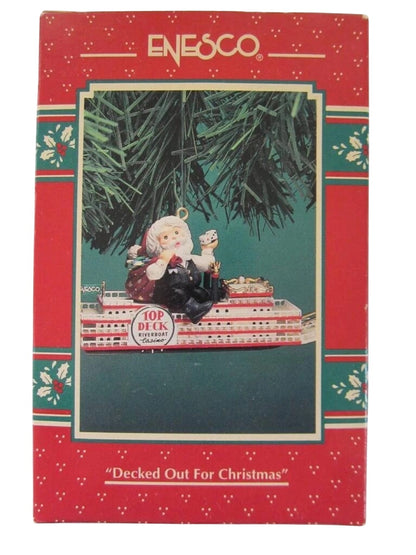 1996 Decked Out for Christmas Enesco Ornament (Santa Claus) 176796