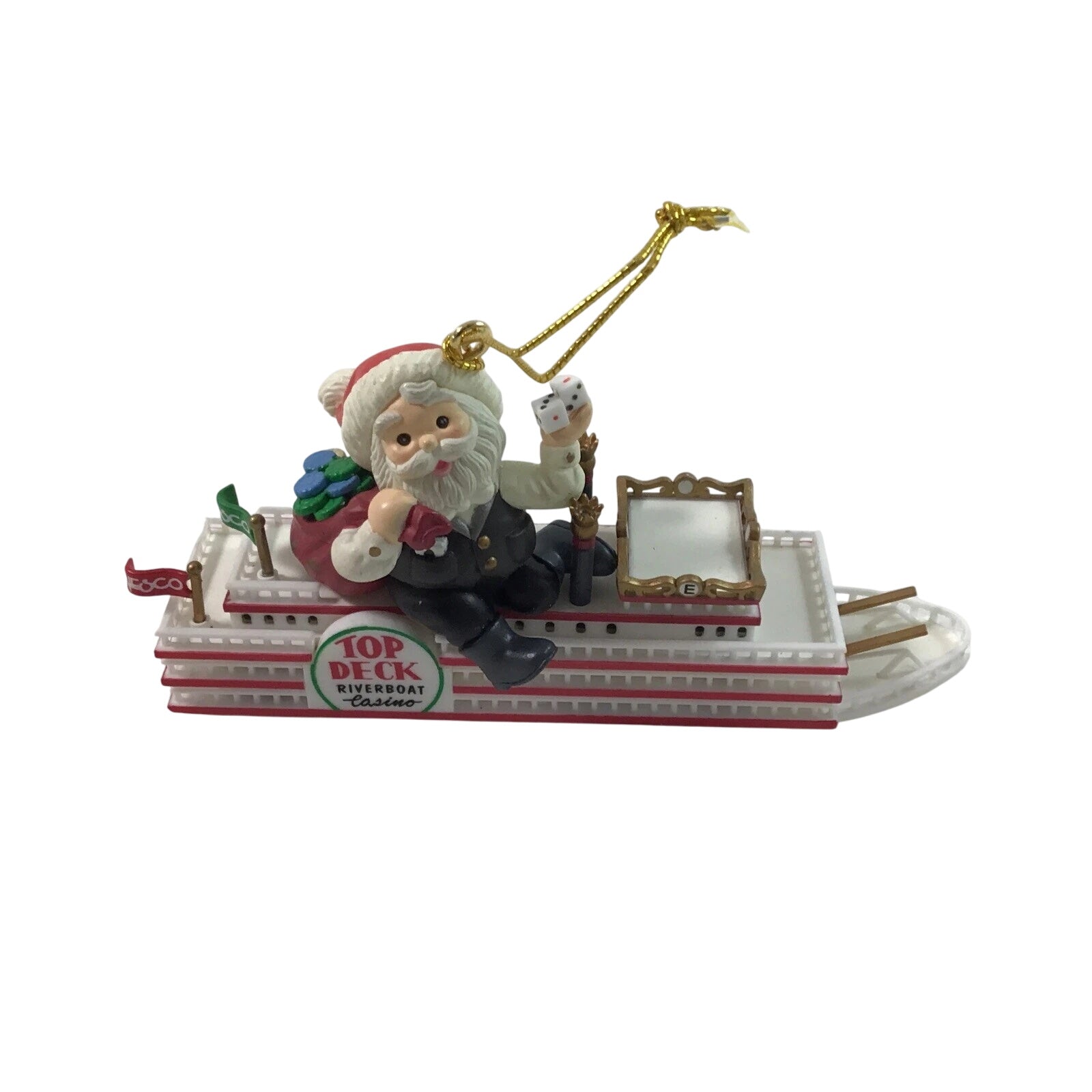 1996 Decked Out for Christmas Enesco Ornament (Santa Claus) 176796