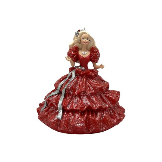 1996 Hallmark Ornament (1988) Happy Holidays Barbie Hallmark Ornament (Holiday Barbie Collector's Club) QXC4181 Image1