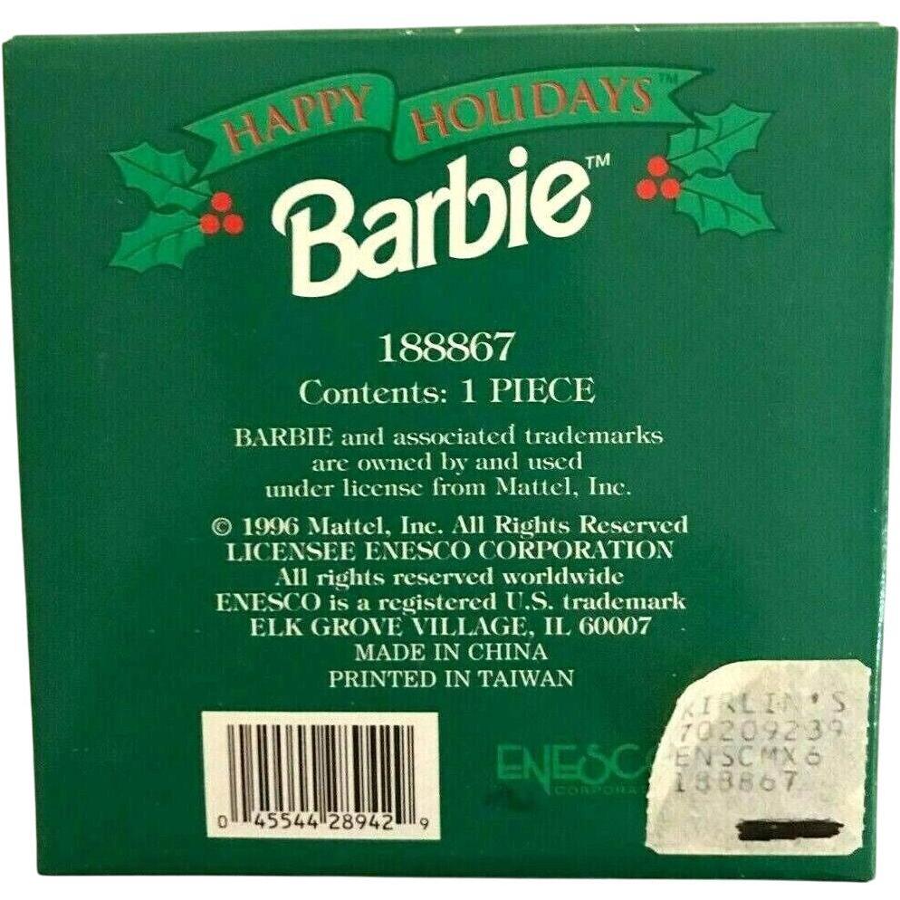 1996 Happy Holiday Barbie Enesco Ornament (Barbie) 188867
