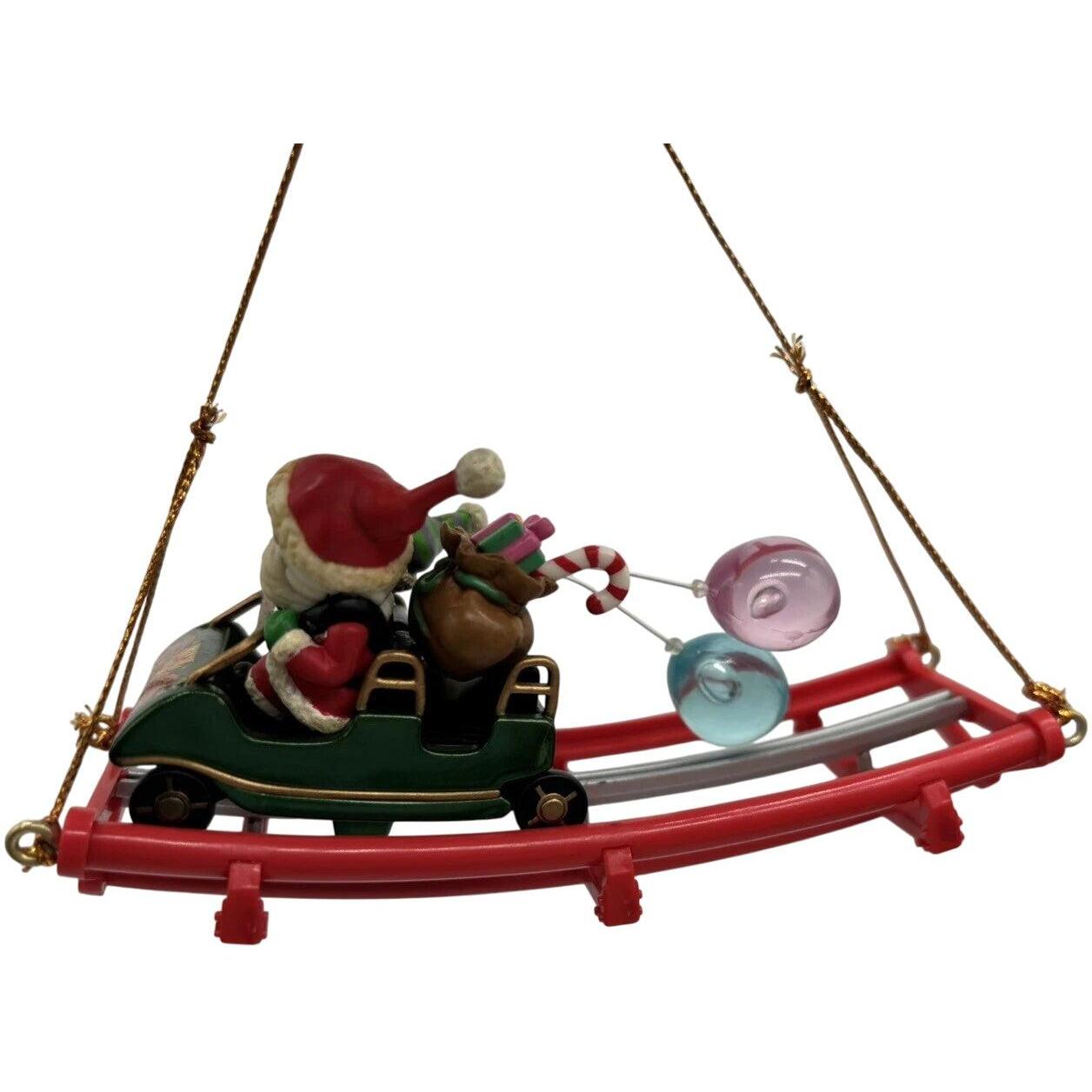 1996 "Hold On, Santa!" First Issue in the "Carnival" Series Enesco Ornament (Santa Claus) 167088