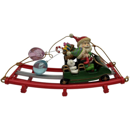 1996 "Hold On, Santa!" First Issue in the "Carnival" Series Enesco Ornament (Santa Claus) 167088