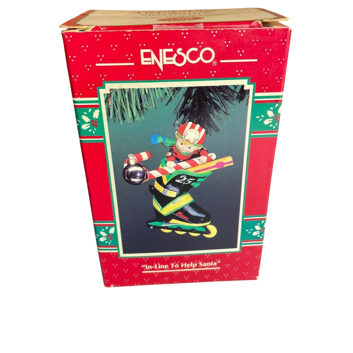 1996 In-Line to Help Santa Enesco Ornament (Skate) 166855