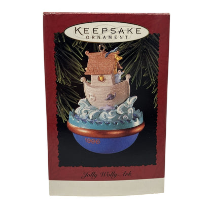 1996 Jolly Wolly Ark Hallmark Ornament (Noah's Ark) QX6221