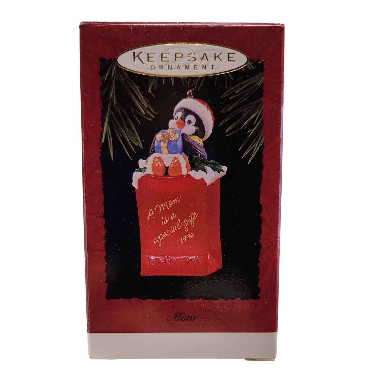 1996 Mom Hallmark Ornament (Penguins) QX85824