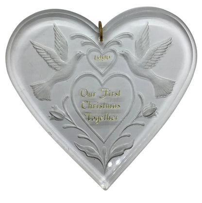1996 Our First Christmas Together Hallmark Ornament (Our Christmas Together) QX3051