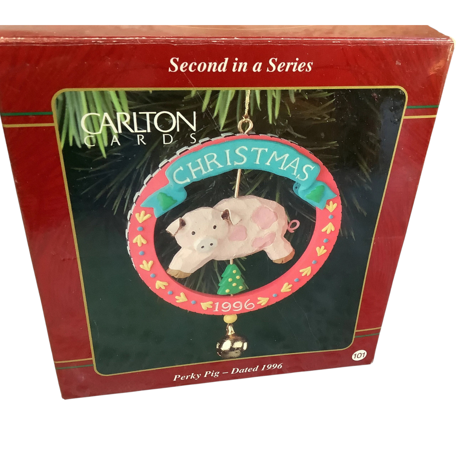 1996 Perky Pig Carlton Cards Ornaments (Animal) CXOR-106T