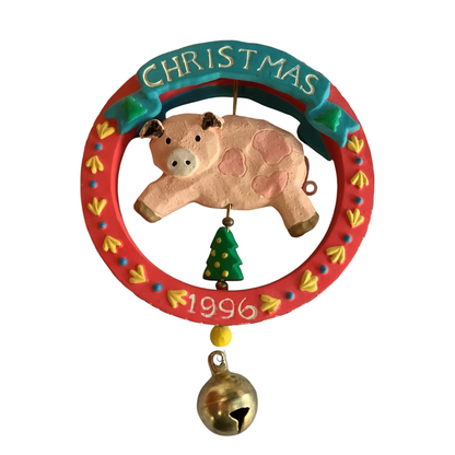 1996 Perky Pig Carlton Cards Ornaments (Animal) CXOR-106T