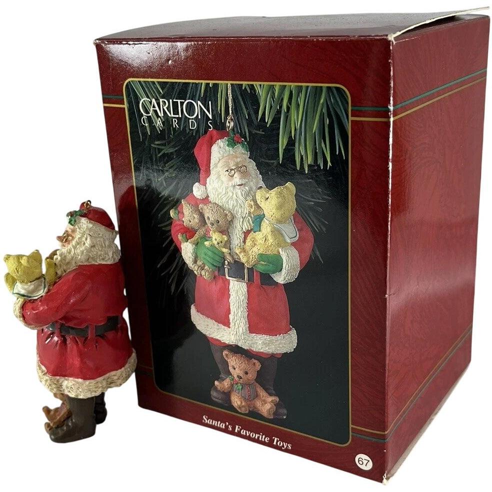 1996 Santa's Favorite Toys Carlton Cards Ornaments (Santa Claus) CXOR-068T