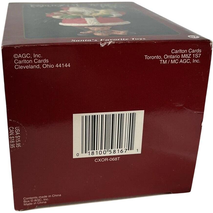 1996 Santa's Favorite Toys Carlton Cards Ornaments (Santa Claus) CXOR-068T