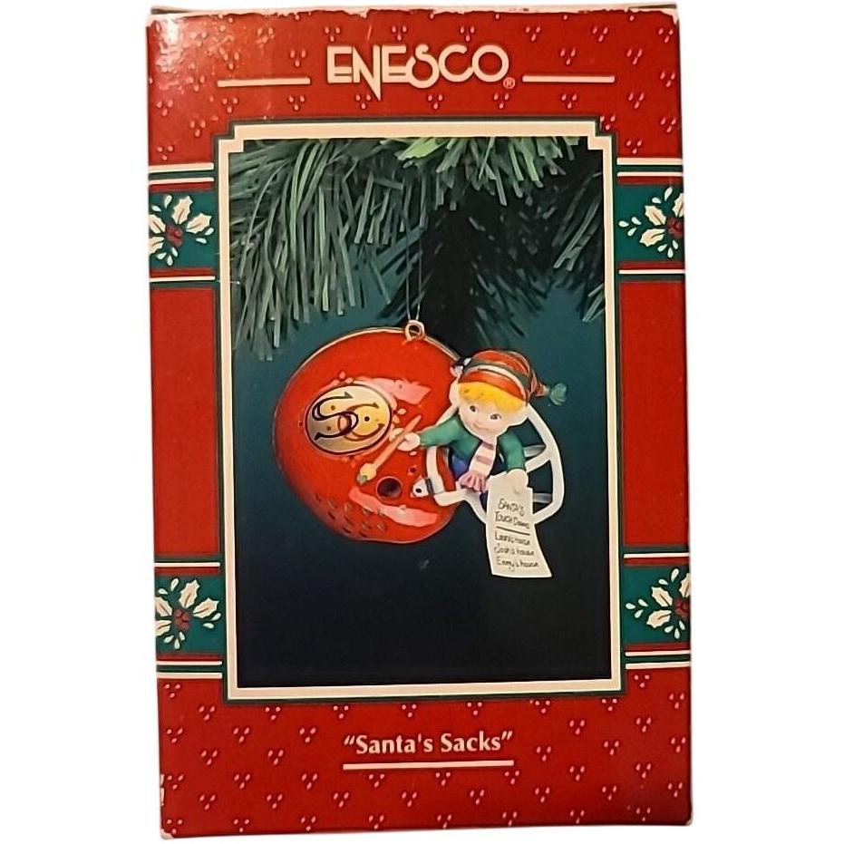 1996 "Santa's Sacks" Enesco Ornament (Sports & Activities) 111945