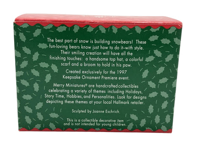 1996 Snowbear Season Hallmark Ornament (Snowmen) QFM8602