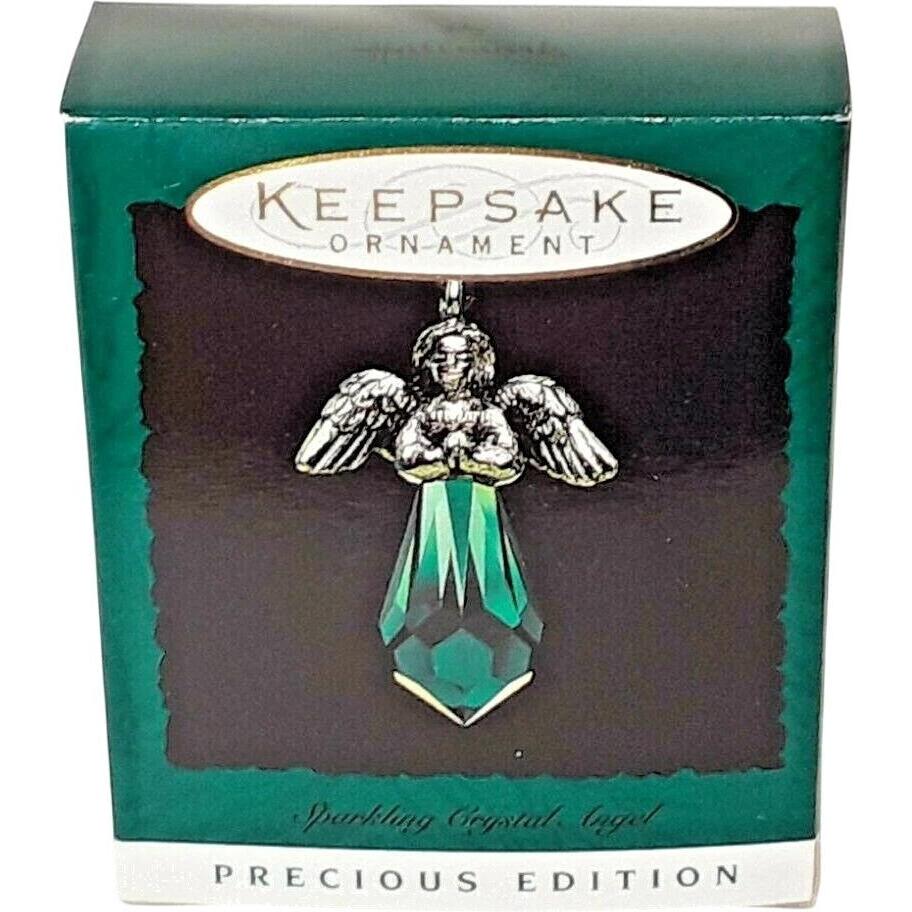 1996 Sparkling Crystal Angel Hallmark Ornament (Precious Editions) QXM4264