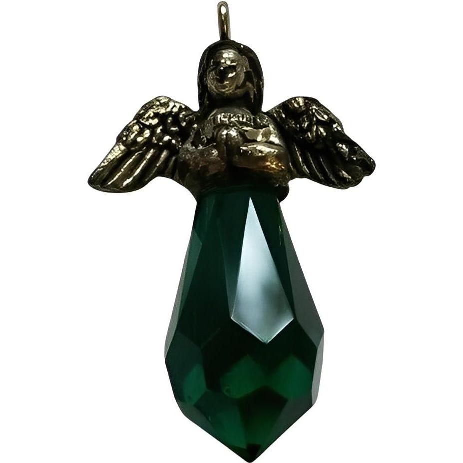 1996 Sparkling Crystal Angel Hallmark Ornament (Precious Editions) QXM4264