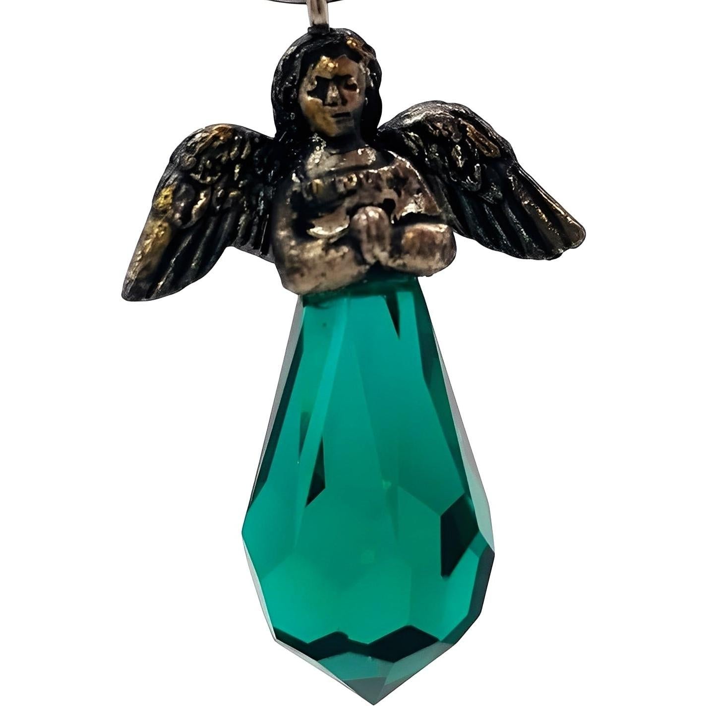 1996 Sparkling Crystal Angel Hallmark Ornament (Precious Editions) QXM4264