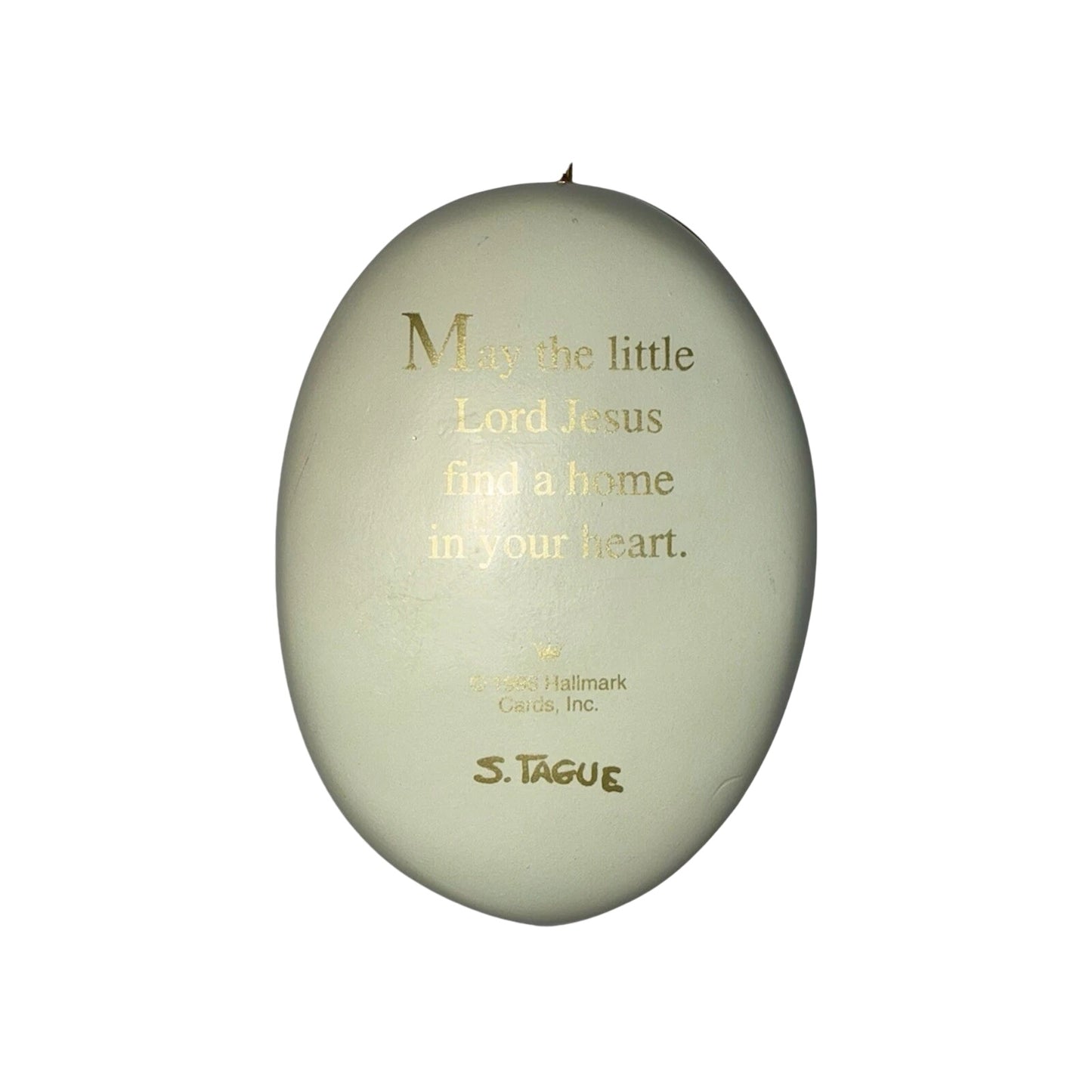 1996 Welcome Him Hallmark Ornament (Nativity) QX6264