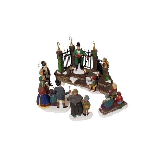 1996 A Christmas Carol Reading by Charles Dickens Department 56 – Heritage Village Collection 58403 Image1