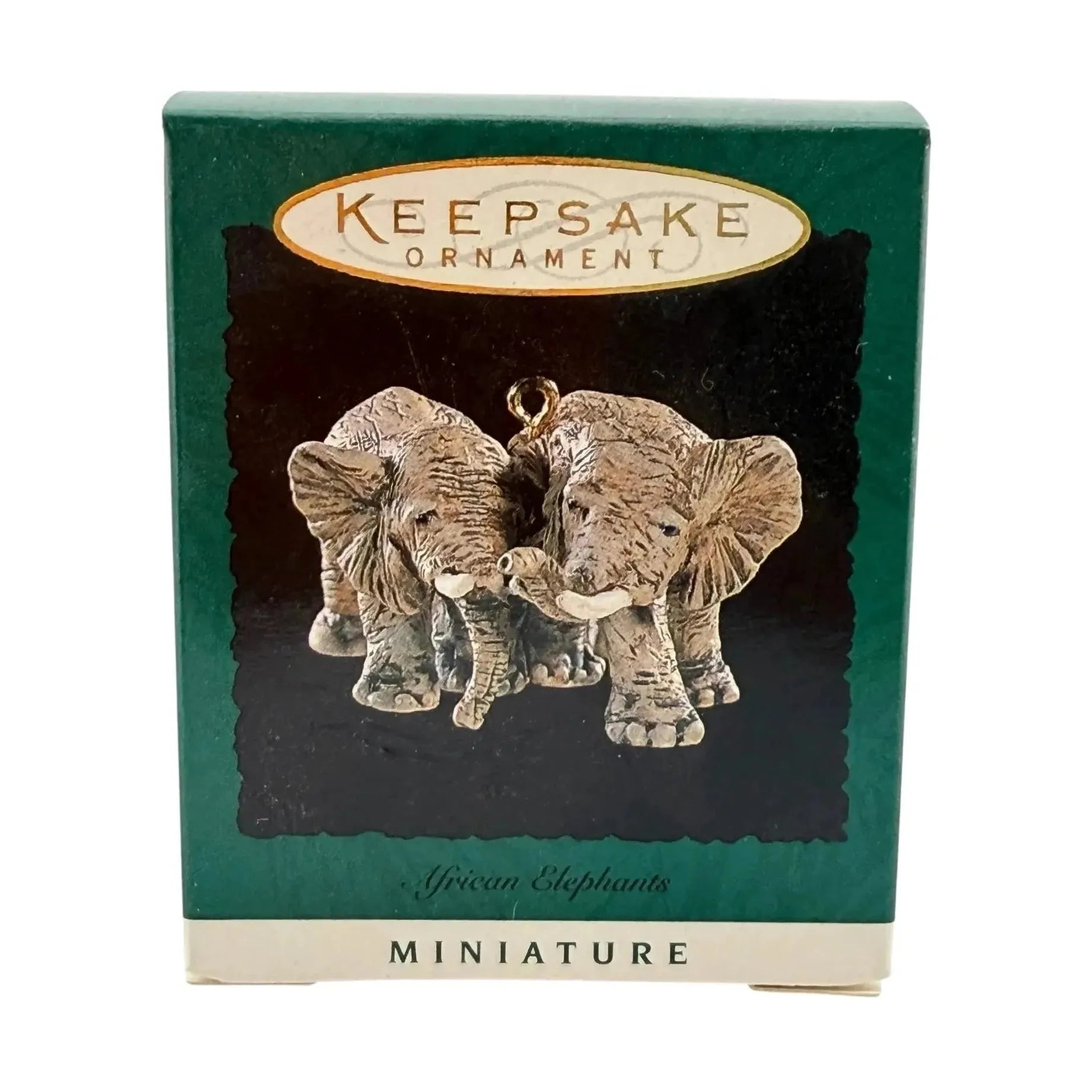 1996 African Elephants Hallmark Ornament (Noah's Ark) QXM4224 Image2