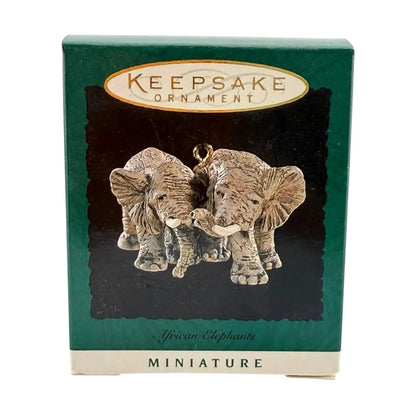 1996 African Elephants Hallmark Ornament (Noah's Ark) QXM4224 Image2