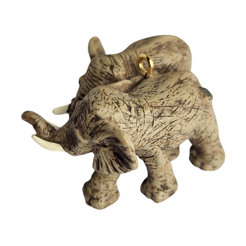1996 African Elephants Hallmark Ornament (Noah's Ark) QXM4224 Image5