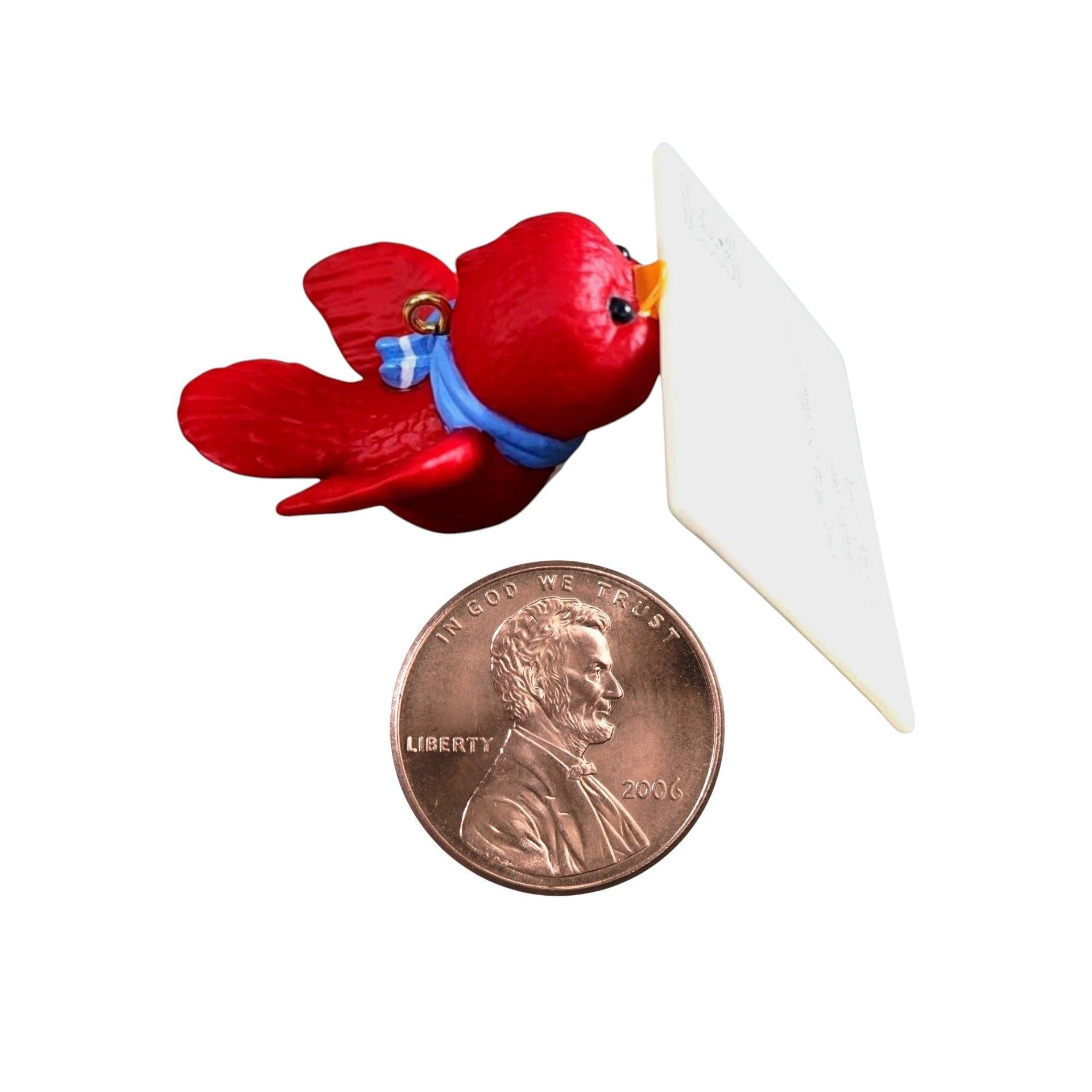 1996 Airmail for Santa Hallmark Ornament (Bird) QXC4194 Image3