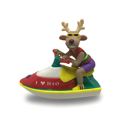 1996 Antlers Aweigh! Hallmark Ornament (Reindeer) QX5901