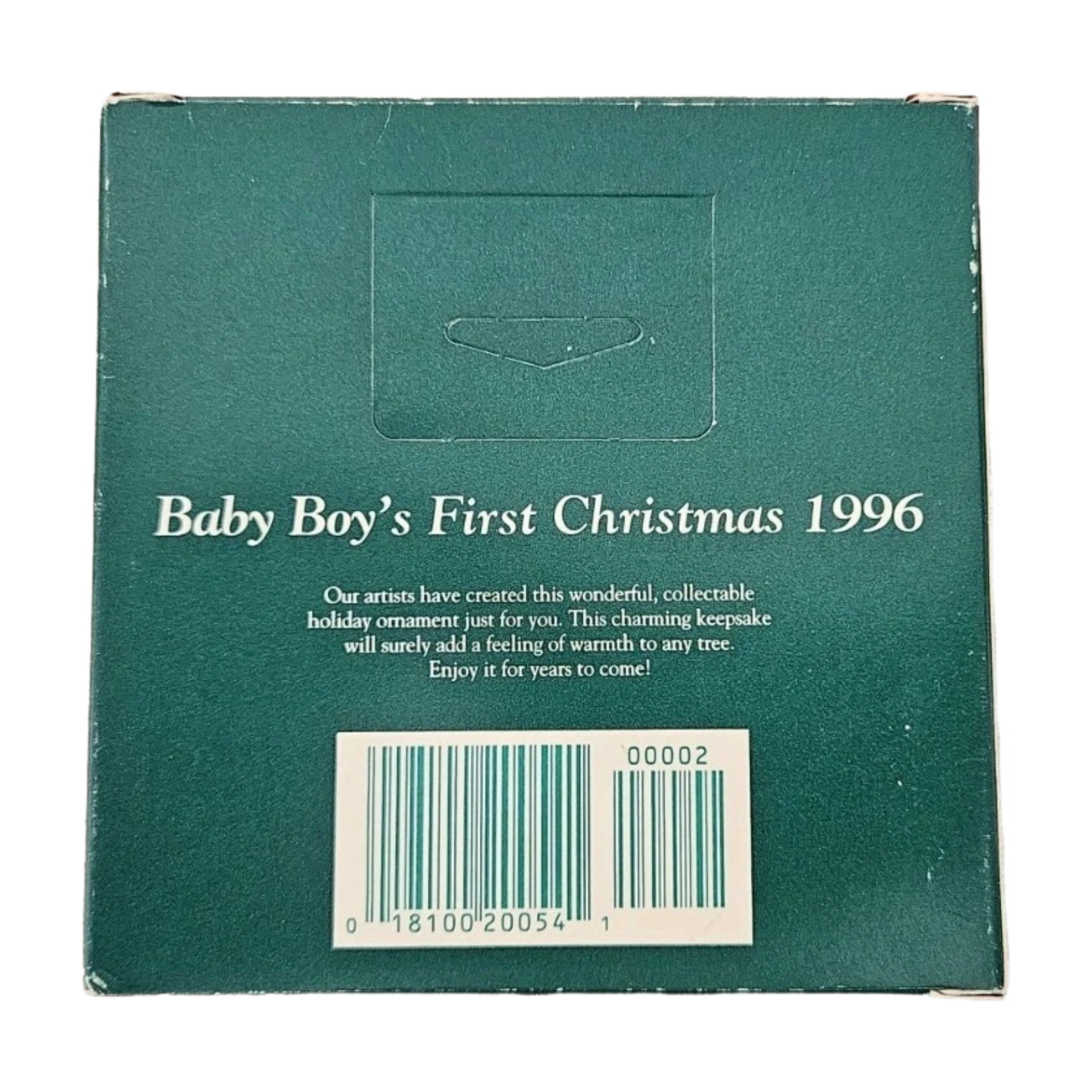 1996 Baby Boy's First Christmas Carlton Cards Ornaments (Baby's First Christmas) CXOR-032T Image2