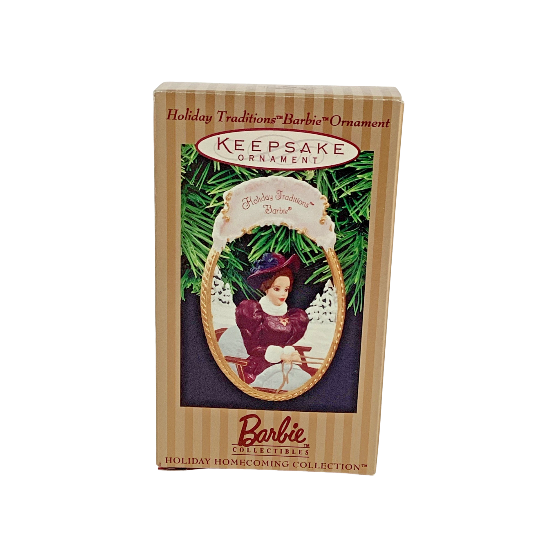 1996 Barbie Holiday Homecoming Collection Hallmark Ornament (Barbie) QHB6002 Image2