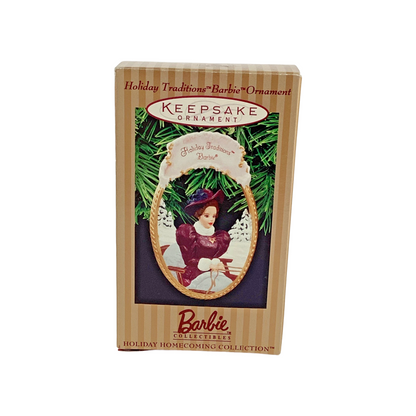 1996 Barbie Holiday Homecoming Collection Hallmark Ornament (Barbie) QHB6002 Image2